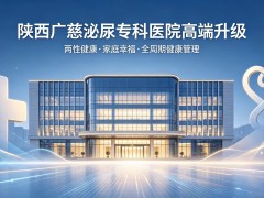 聚力高质量发展 重塑专科新标杆 陕西广慈泌尿专科医院全面升级为高端创新型两性家庭健康专科医院